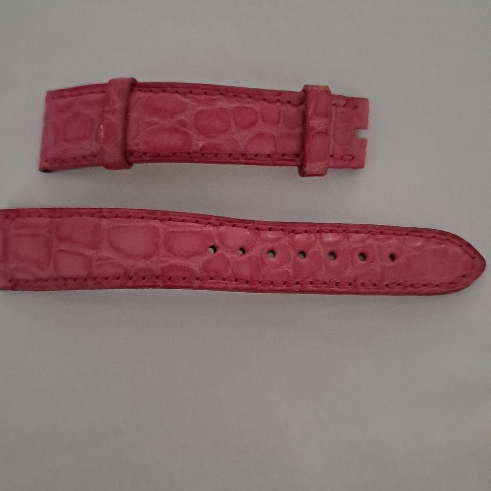 Chopard Ladies Crocodile Wrist Watch Pink Band